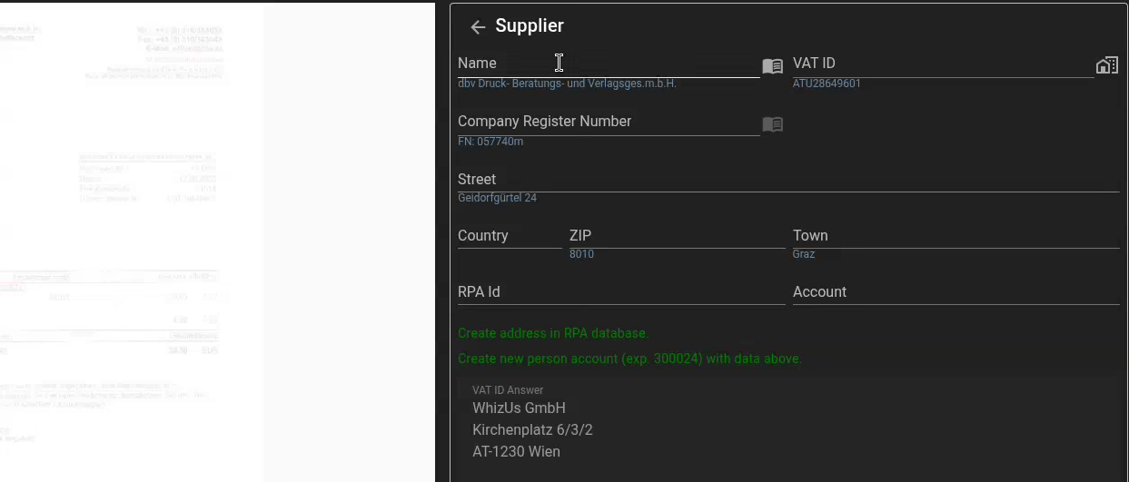 Company Register Integration
